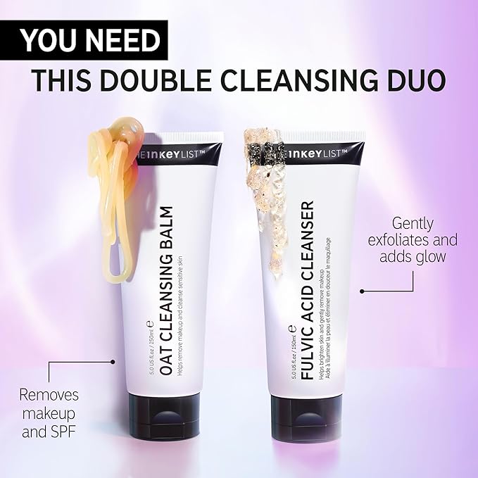 The INKEY List Oat Cleansing Balm 5 Fl Oz/150ml, Dissolves Makeup, Nourishing Skincare, Gentle Cleanser, Vegan Friendly, Suitable For All Skin Types