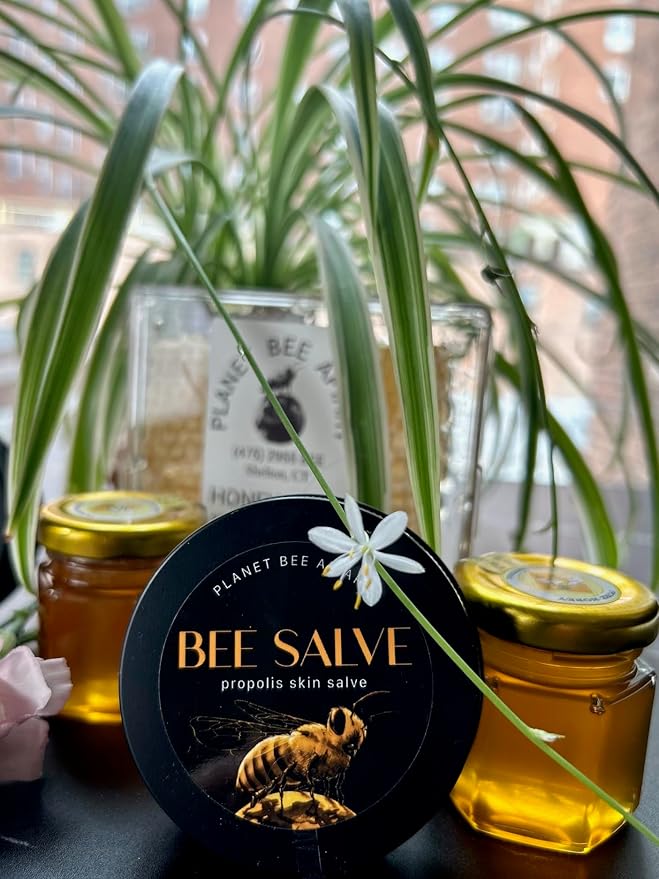 Salve, Hand Salve, Healing Balm, Dry Skin Salve with Beeswax and Propolis, Skin Repair, Moisturizer, All Natural, LAVENDER BEE SALVE 1oz
