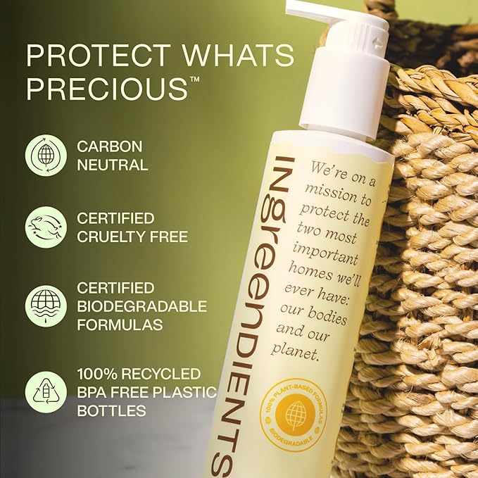 Ingreendients Hand & Body Lotion With Organic Cocoa Butter & Shea Butter - With Ceramides, Moisturizes and Rejuvenates Skin, Natural, Non Toxic, Vegan