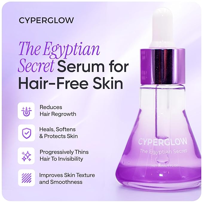 Cyperus Rotundus Skin Serum Oil, Natural Hair-Reducing & Shaving Oil for Women, Moisturising & Soothing for All Skin Types