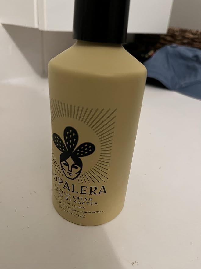 Nopalera Dulce de Cuerpo Cactus Cream - Moisturizing Body Lotion with Prickly Pear Oil, Amber, Citrus, and Warm Vanilla Fragrance, Vegan, 8 oz.