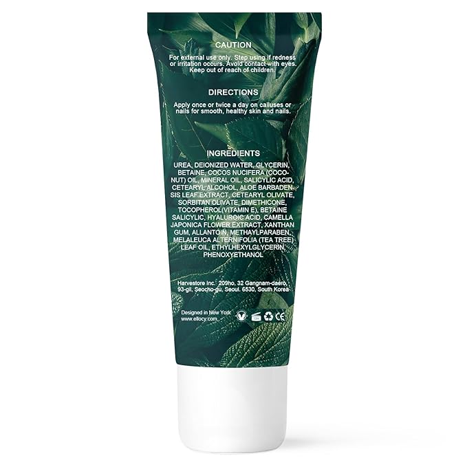 42% Urea Gel Max Plus Salicylic & Hyaluronic Acid - cracked heel repair callus remover gel for Elbows, Feet, and Hands, and cracked heel, calloused feet remover gel 4oz