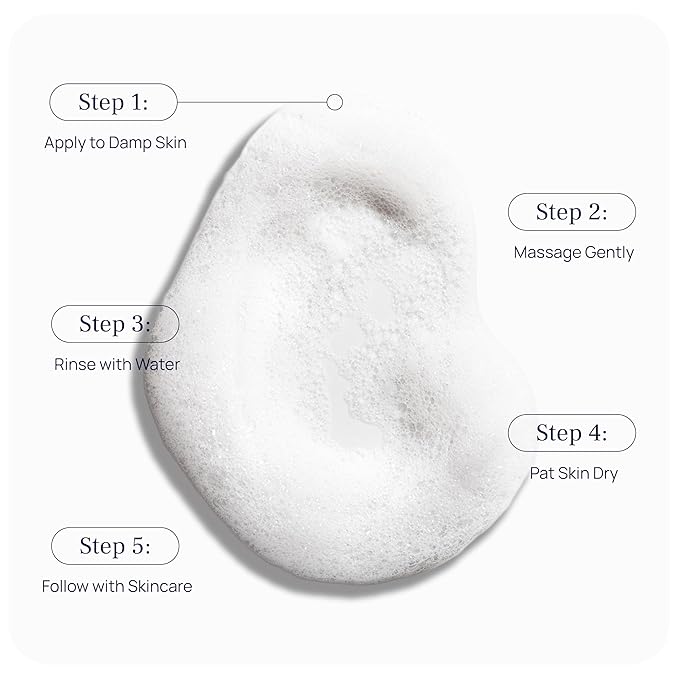 PUREANCE Cleansing Foam - Face Wash for Women - Gentle Foaming Facial Cleanser - Sensitive Skin Facewash - With Calendula, Chamomile, Lactic Acid & More - 5.07 Fl Oz