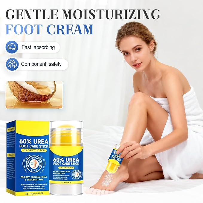 Hydrating and Anti-Cracking Foot Cream, 2025 Moisturising and Relieves Cracking and Dryness Foot Cream, Hand and Foot Repair Cream for Women & Men Callused, Feet, Knee, Elbow, Hand (BU-3PCS, #01)