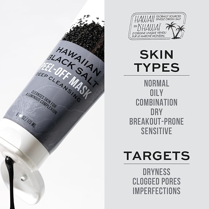 Freeman Exotic Blends Facial Mask 4 Piece Set, Peel-Off & Jelly Masks, Cleansing, Pore-Clearing & Hydrating Facial Masks, For All Skin Types, Includes Silicone Mask Brush, Vegan & Cruelty-Free