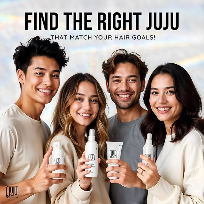 Juju Styling Texture Powder & Travel Size Dry Shampoo for Women & Men Pump 2 Oz (Light) - Non Aerosol Dry Shampoo for Women, Hair Texturizer for Volume, Fragrance Free Hair Care for All Types of Hairs