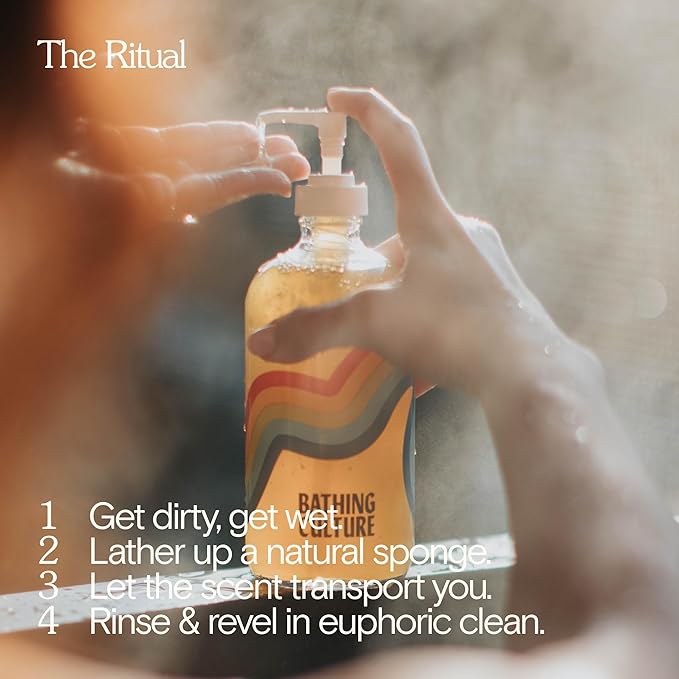 Bathing Culture, Organic Mind + Biodegradable Body Wash, Natural, Sustainable, Vegan Personal Care, All Natural Organic Body Wash for Women and Men, 16 fl oz, Cathedral Grove Scent, Holiday Gift Idea