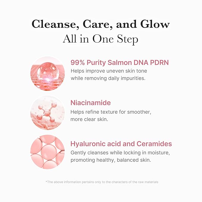 medicube PDRN Cleansing Foam & Pore Brush Set: Multi Pore Brush & Face Mask Applicator and PDRN Marshmallow Whip Cleanser