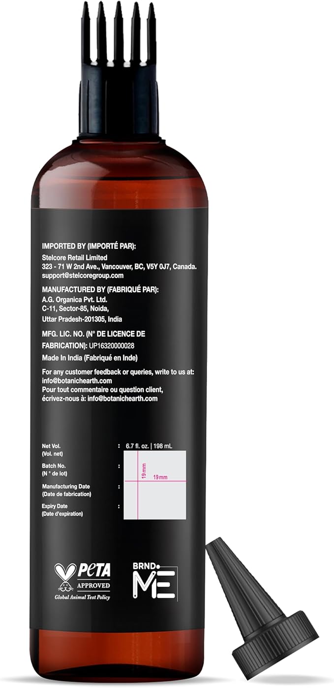 Botanic Hearth Biotin Oil for Hair Growth (6.7 fl oz)| Nourishing and Strengthening Hair Treatment for Thicker, Healthier|Looking Hair | Paraben Free | Suitable for All Hair Types