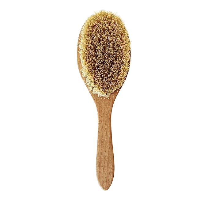 Premium Dry Brush for Lymphatic Drainage, Cellulite Reduction & Exfoliating Body Brush - Natural Bristles & FSC-Certified Beechwood - Eco-Friendly, Zero Waste Spa-Quality Self-Care Gift