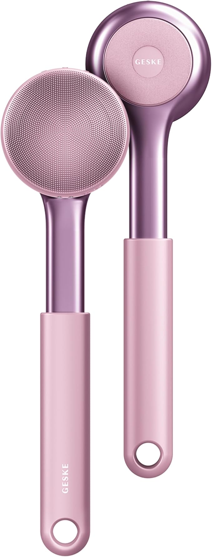 GESKE Sonic Full-Body Brush & Intensive Exfoliator | 8 in 1 | Electric Body Cleansing Brush | With SmartSonic Pulsations | Deep Cleansing, Exfoliation, Massage | Extendable Handle | Rough Skin Remover