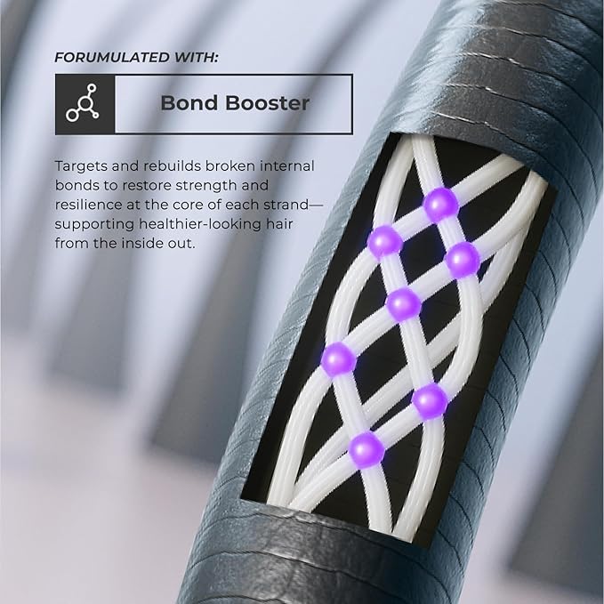 XMONDO Hair Recalibrate Bond Repair Conditioner | Vegan Formula with Maracuja Oil, Hyaluronic Acid, and Bond Building Technology to Rewind, Restore, and Reseal Dry Damaged Hair, 8 Fl Oz 1-Pack