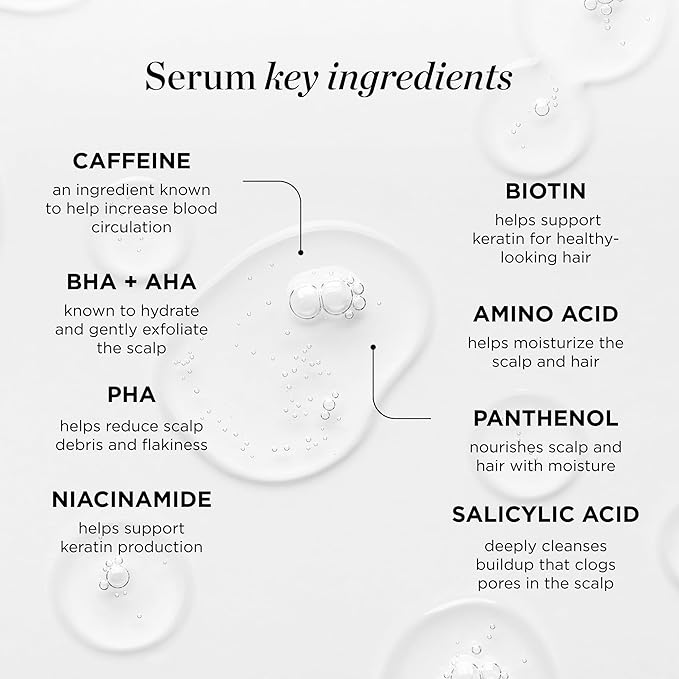 Dr. Groot Thickening Scalp Serum and Calming Tonic Set for Hair Loss – Clinical Results with Biotin and Rosemary for Hair Thinning, Shedding, Scalp Repair and Treatment