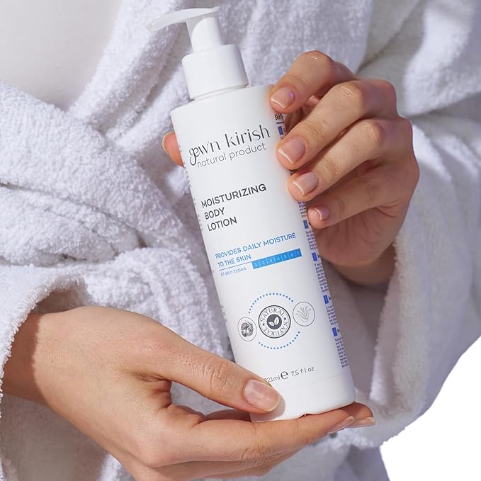 gew'n kirish Moisturizing Body Lotion - Daily Moisture for All Skin Types, Natural Ingredients, Skin Barrier Protection, 7.5 fl oz