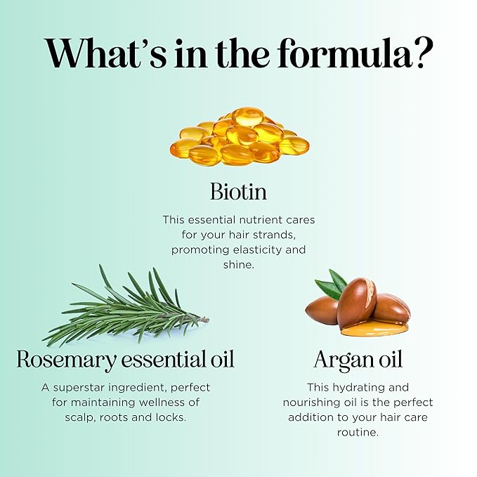 Biotin Rosemary Conditioner for Thinning Hair - Vegan Rosemary Biotin Conditioner with Volumizing Plant Proteins & B Vitamins for Fine Weak & Dull Hair - Sulfate Paraben & Silicone Free (16 Fl Oz)