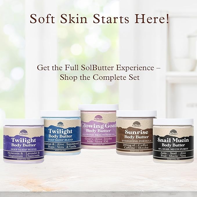 PURPLE CANYON Sunrise Whipped Body Butter 8oz | Coffee Mocha Lotion Infused with Aloe Vera | Skin Cream