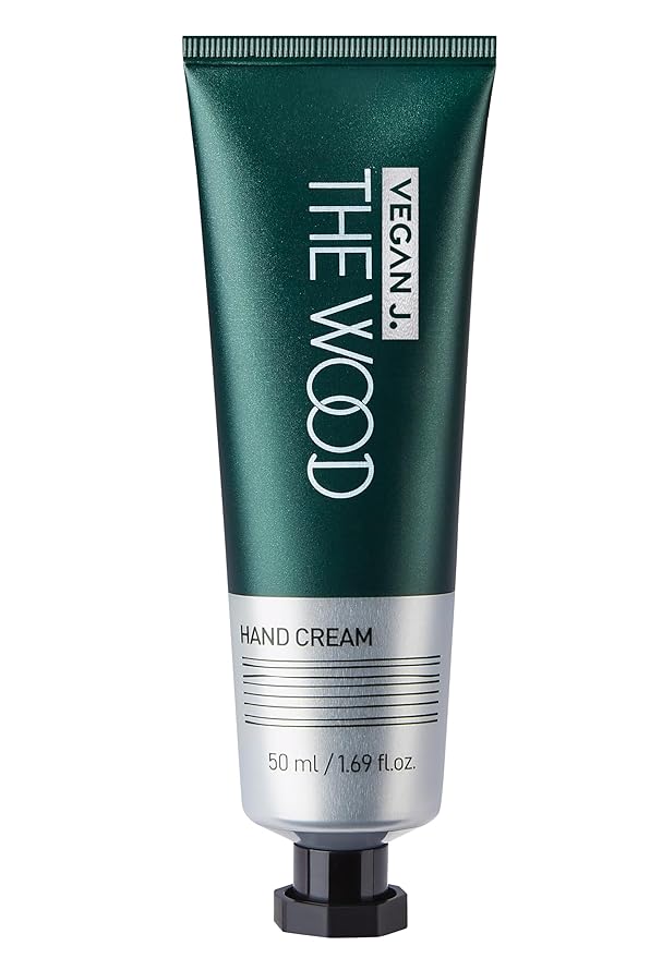 The Wood Hand Cream | Deep Hydration with Shea Butter | Fast-Absorbing, Non-Sticky, Vegan & Cruelty-Free Hand Care with Woody Amber Green Scent (1.69 fl.oz.)