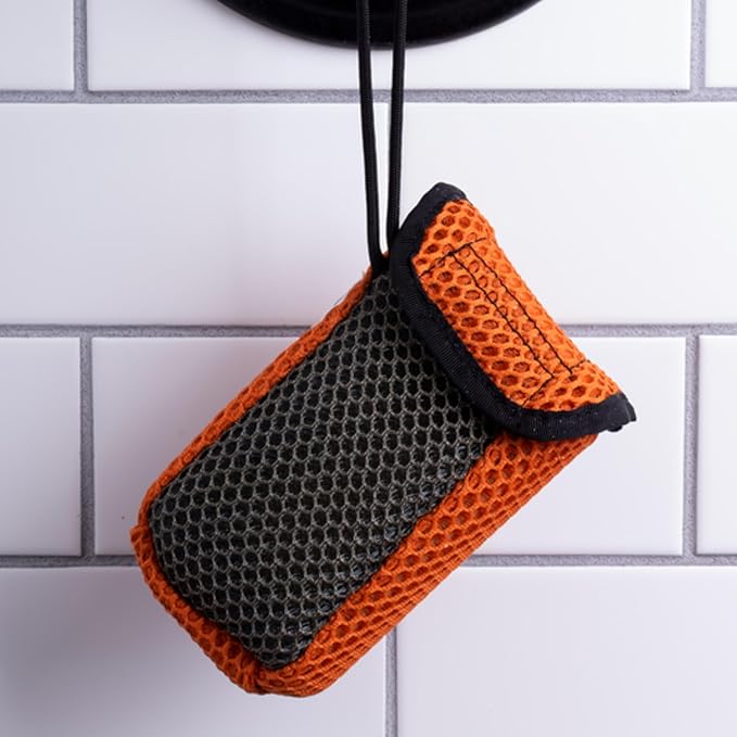 Duke Cannon Supply Co. Holiday Edition Illegally Cut Pine Soap & Tactical Scrubber | Fresh Cut Pine Scent | U.S. Military-Grade Soap Pouch with Coarse and Soft Mesh | Durable Paracord