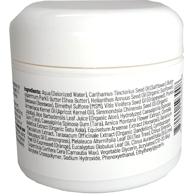 Shield Tea Tree Foot Cream with Lemongrass, Eucalyptus Oils to Soothe Eczema, Psoriasis, Rashes, Dry Itchy Feet 2 oz | The Athlete's Choice in Skin Moisturizing