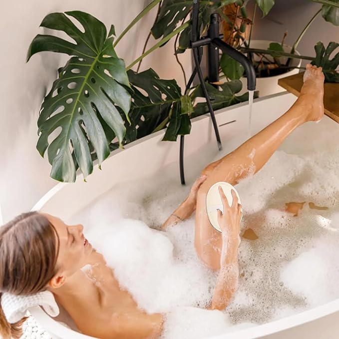 Natural Loofah Exfoliating Body Scrubber for Men and Women, Loofah Sponge Pads & Body Sponges Scrubber, Luffa Sponge to Clean & Relax Your Body Deeply (8 Pack)