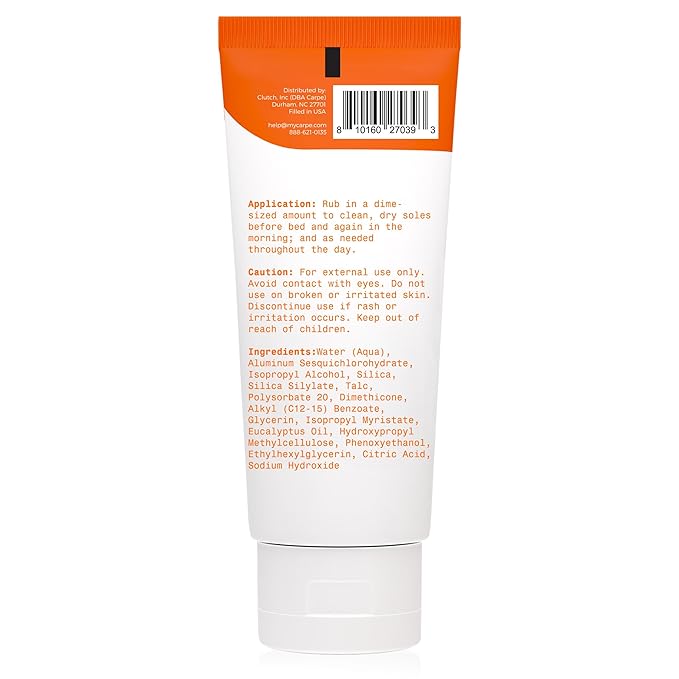 Carpe Sweat Absorbing Foot Lotion 3 Tubes WITH FREE APPLICATOR, A dermatologist-recommended solution to stop sweaty, smelly feet, Helps prevent blisters, Great for hyperhidrosis