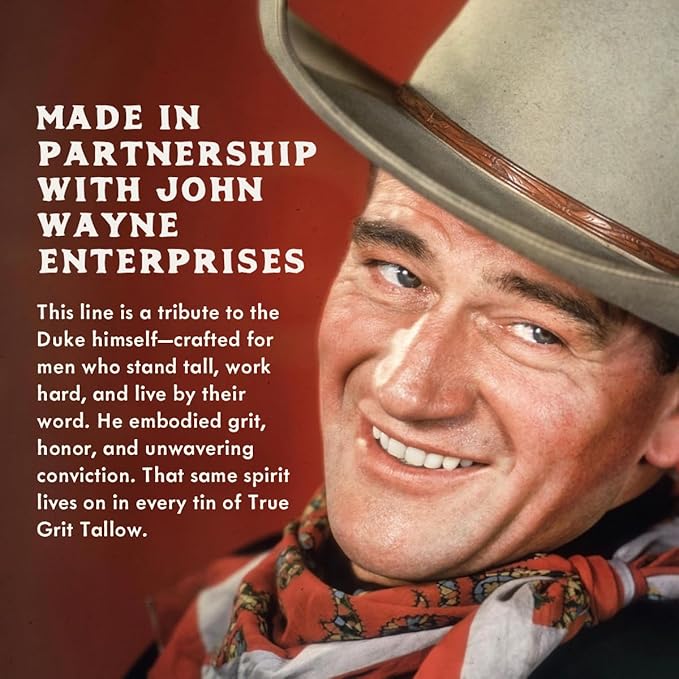 – Beef Tallow for Skin – John Wayne Inspired Whipped Tallow Balm – All-Purpose Moisturizer with Bison Tallow – Cigar and Saddle Scent – 2.6 oz