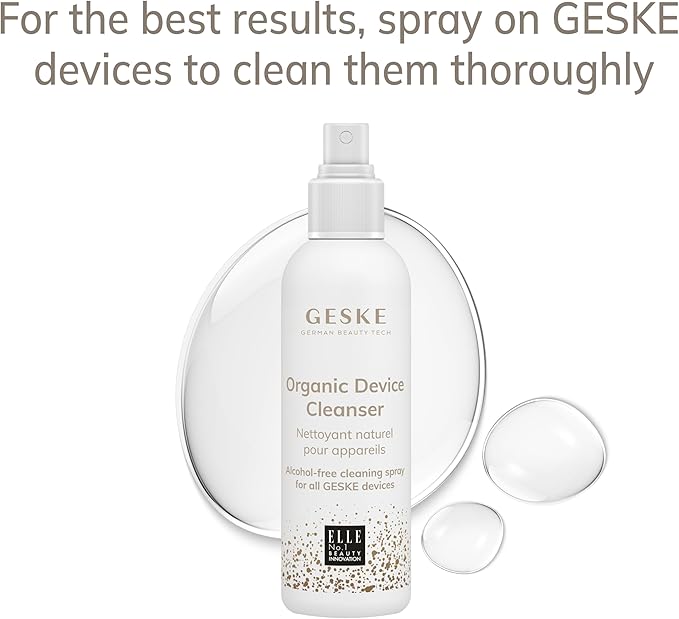GESKE Sonic Full-Body Brush & Intensive Exfoliator | 8 in 1 | Electric Body Cleansing Brush | With SmartSonic Pulsations | Deep Cleansing, Exfoliation, Massage | Extendable Handle | Rough Skin Remover