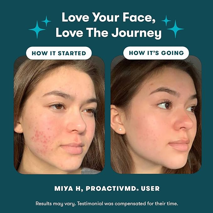 Proactiv MD 3-Step Routine, Ultra-Gentle Face Cleanser, 0.1% Adapalene Gel Treatment, Ultra-Hydrating Moisturizer, 30-Day Acne Treatment Kit