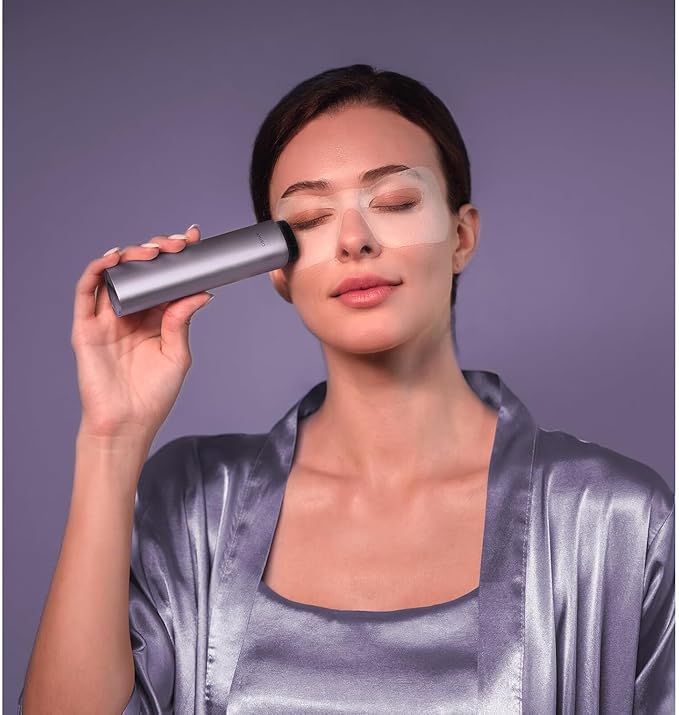 AMIRO R3 Turbo Facial Beauty Tool – Full-Face & Eye Area Skincare Enhancer for a Lifted-Looking, Smoother Appearance – Purple