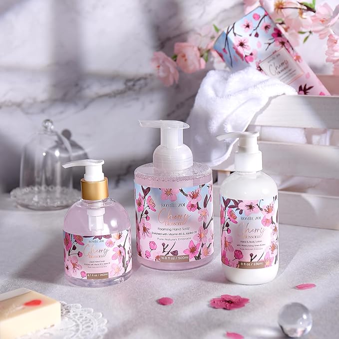 ROMIIE ZOI Daily Hand & Body Lotion with Moisturizing Shea Butter - Cherry Blossom - 236 ML / 8 FL OZ