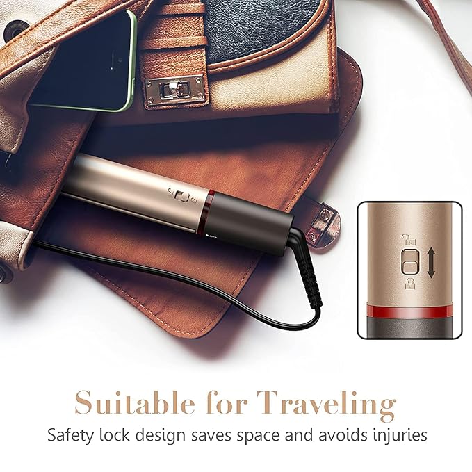 FURIDEN Professional Salon Quality Hair Straightener, Hair Straightener and Curler 2 in 1, Flat Iron Curling Iron in One, Fast Results | Long Lasting