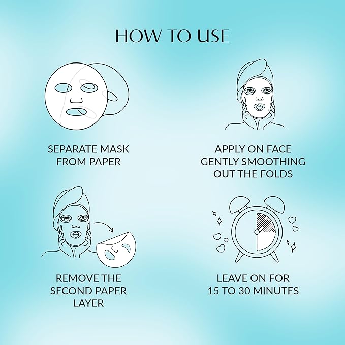 Talika Bio Enzymes Anti-Ageing Mask - Smoothing Anti-Ageing Face Mask - Biocellulose Moisturising Mask - Second Skin Effect Beauty Sheet Mask - 12g