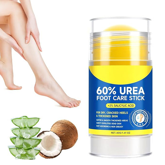 60% Urea Hydrating and Anti-Cracking Foot Cream, Moisturising and Relieves Cracking and Dryness Foot Cream for Cracked Heels,Hands,Knees,Exfoliating Moisturizer (Blue, one size)