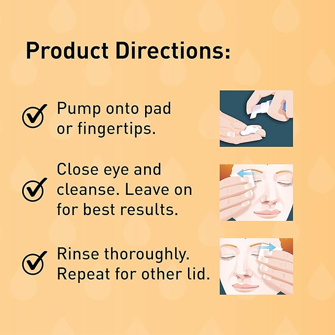 OCuSOFT Oust Demodex Foam Cleanser - Extra Strength - Foaming Cleanser for Eyelids & Eyelashes with Tea Tree Oil - Eyelid Cleanser to Remove Oil, Debris & Pollen - 1.68 fl oz