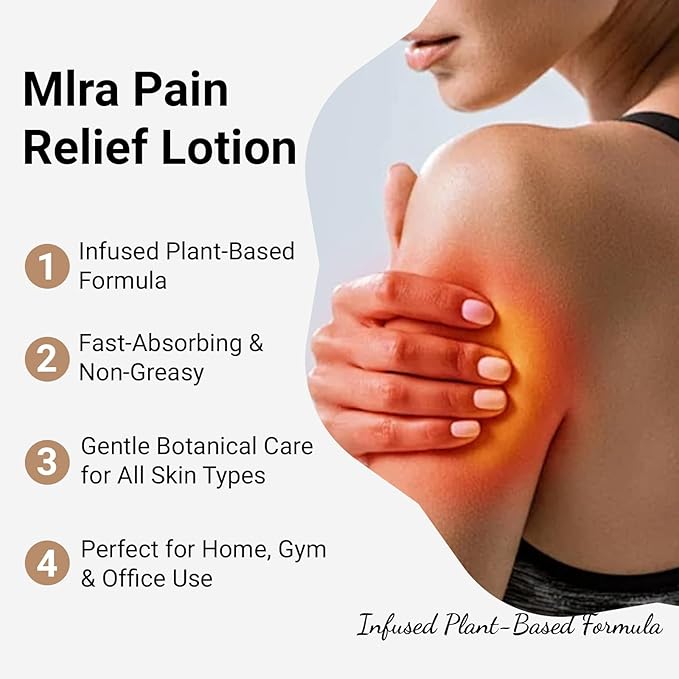 Mira Relief Repair Lotion – Lightweight Body Lotion & Extracted Botanical Blend, Gentle Soothing Hydrating Formula – Fast-Absorbing for All Skin Types (99mL / 3.5 fl oz)
