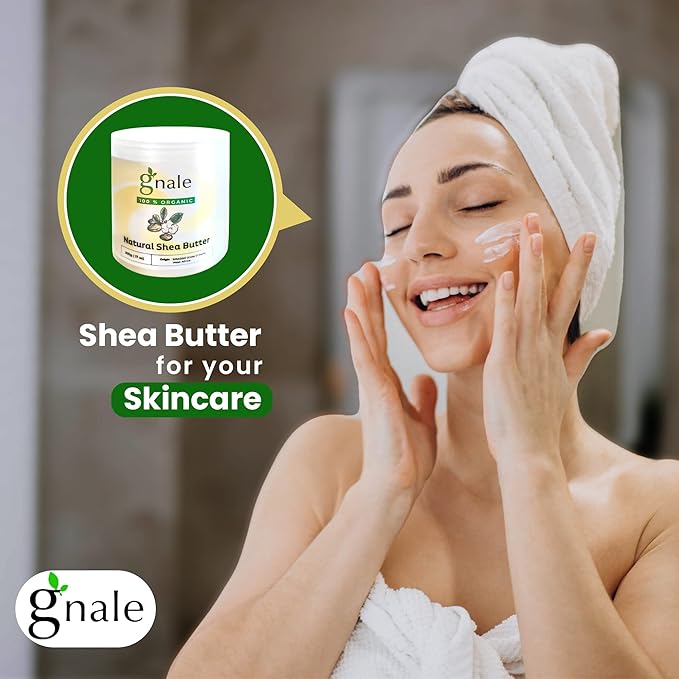 Shea Butter Jar African Shea Butter Raw Organic. Body Butter Skin Moisturizer for Face Skin and Hair, Pure Raw Shea Butter for DIY Lotion, Oil, Cream, Soap