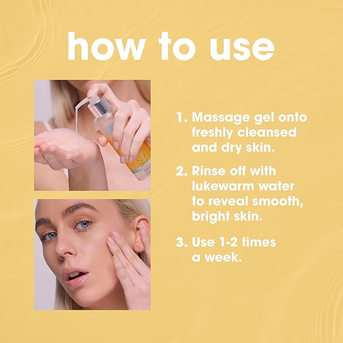 Bye Bye Blemish Vitamin C Gel Exfoliator | Gentle Exfoliating For Face | Face Scrubbing Wash For Brightening And Blemishes