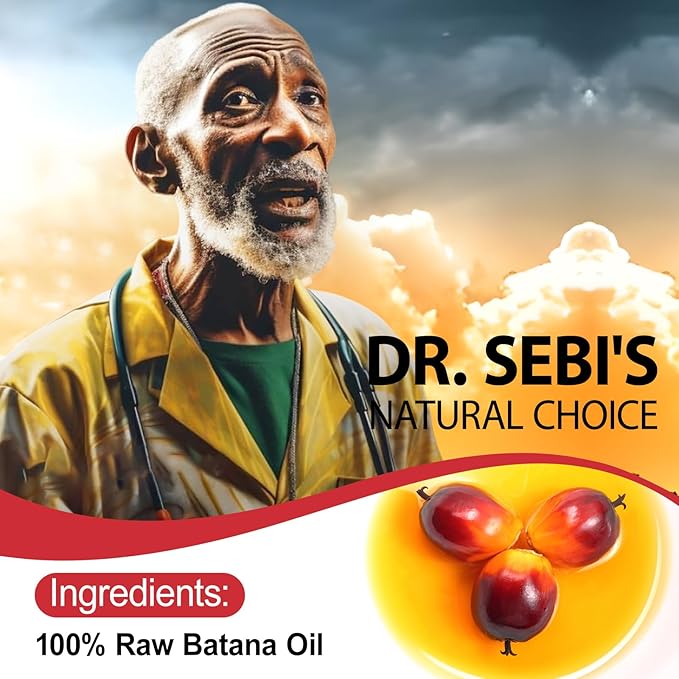 Batana Oil for Hair Growth - 100% Pure Batana Oil - Dr. Sebi B-atana O-il from Honduras - Raw B-atana O-il for Hair Growth - Moisturizes H-air & Scalp -Promotes H-air thickness for Men & Women