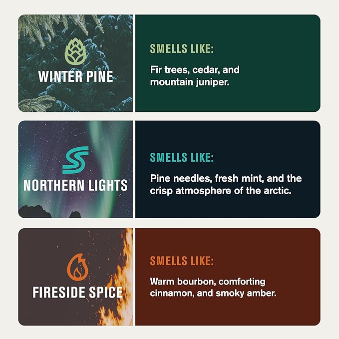 Every Man Jack Mens Body Wash Gift Set - 3 Invigorating Winter Scents - Deeply Cleans, Hydrates with Naturally Derived Ingredients - 13.5 oz (3 pack)