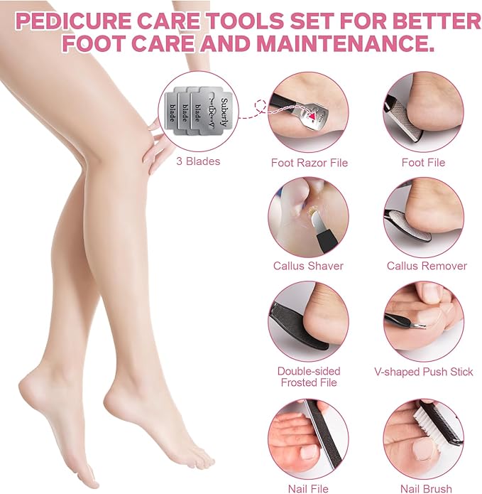 Electric Callus Remover for Feet Rechargeable Portable Electronic Foot File Pedicure Tools 16 In 1 Foot Callus Remover Kit Foot Scrubber Professional Foot Care To Remove Dead Skin Hard Skin Dry Cracks