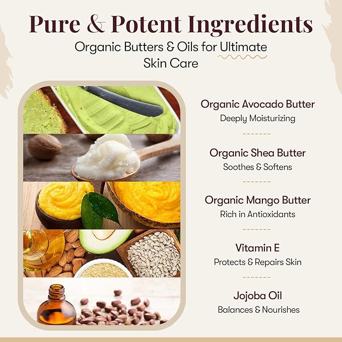 8.4 Fl. oz Perfume Butter – GORGEOUS | Hydrating Lasting Scented Body Butter with Pistachio, Hazelnut, Rum & Marshmallow | Unisex & Handcrafted for Silky Soft Skin – Amber Glass Jar