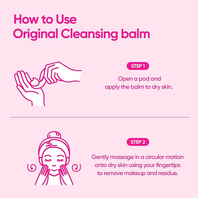 BANILA CO Clean It Zero Original Cleansing Balm Travel Kit | Travel-Friendly Cleanser for Waterproof Makeup Removal | 16 Mini Packs of Vegan, Hypoallergenic Balm for All Skin Types (3ml x 16 Pods)