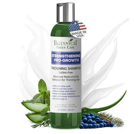 Strengthening & Volumizing Pro-Growth Shampoo Thinning Hair, Made in USA