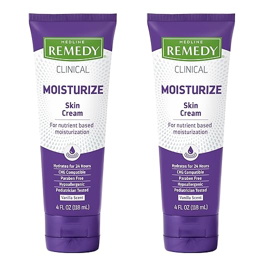 Medline Remedy Phytoplex Nourishing Skin Cream Moisturizer, 4 Fl. Oz (Pack of 2)