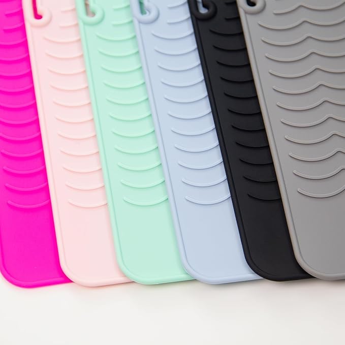 ANGENIL Heat-Resistant Silicone Mat for Hair Irons, 9 x 6.5 inch, Protecting Your Counter Safely