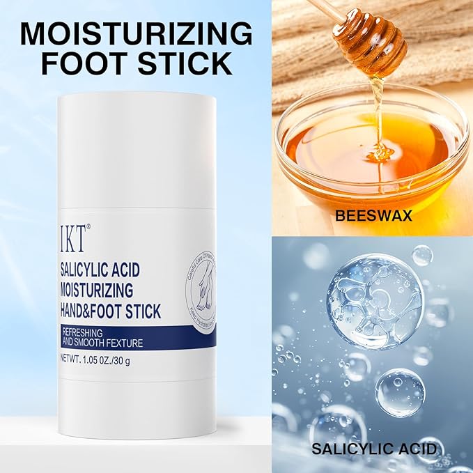 Professional Repair Heel Balm Stick -2 pcs, for dry cracked feet treatment, intensive foot repair, refreshingly smooth non-greasy texture