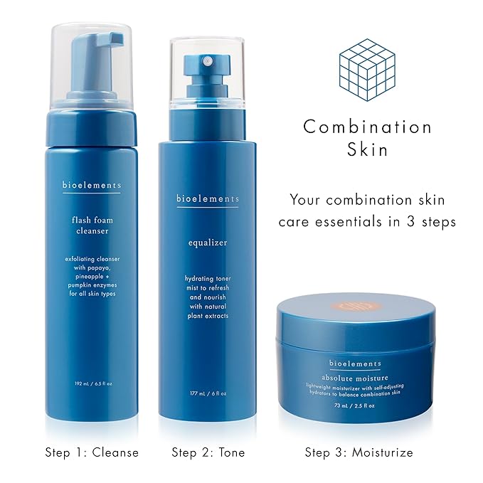 Bioelements Absolute Moisture - 2.5 oz - Lightweight Facial Moisturizer for Combination Skin - Smooth, Soft & Shine Free - Vegan, Gluten Free - Never Tested on Animals