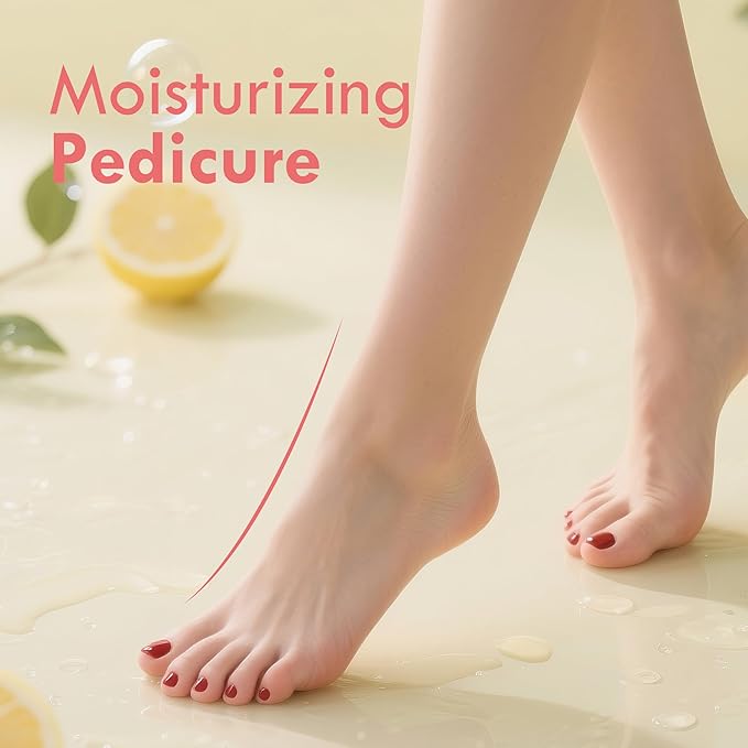 NOVAL Pedicure Supplies Spa Tablets Foot Bath Foot Soak for Softening Skin Care，Lemon Scent