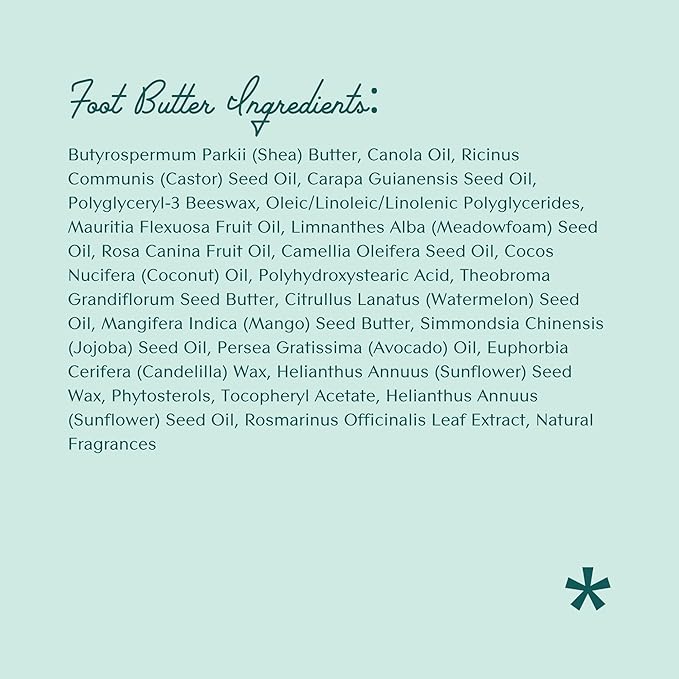 Bare August Foot Cream & Heel Balm Butter lotion for Soft, Smooth & Healthy Feet - Foot Moisturizer and Callus Cream Softener to Repair Rough, Dry, Cracked Feet (3.4 fl oz)