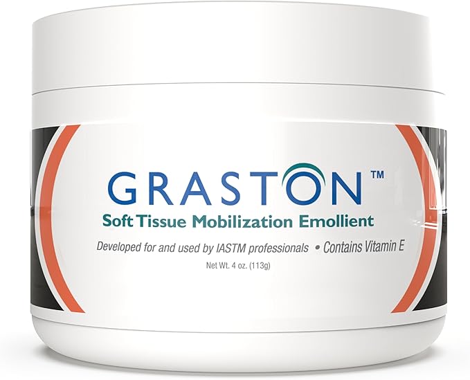 Graston Technique Vitamin E Enriched Emollient - 4oz Jar, Ideal for IASTM Lotion & Massage Therapy Cream, Perfect Vitamin E Cream for Massage and Physical Therapy, 1-Pack
